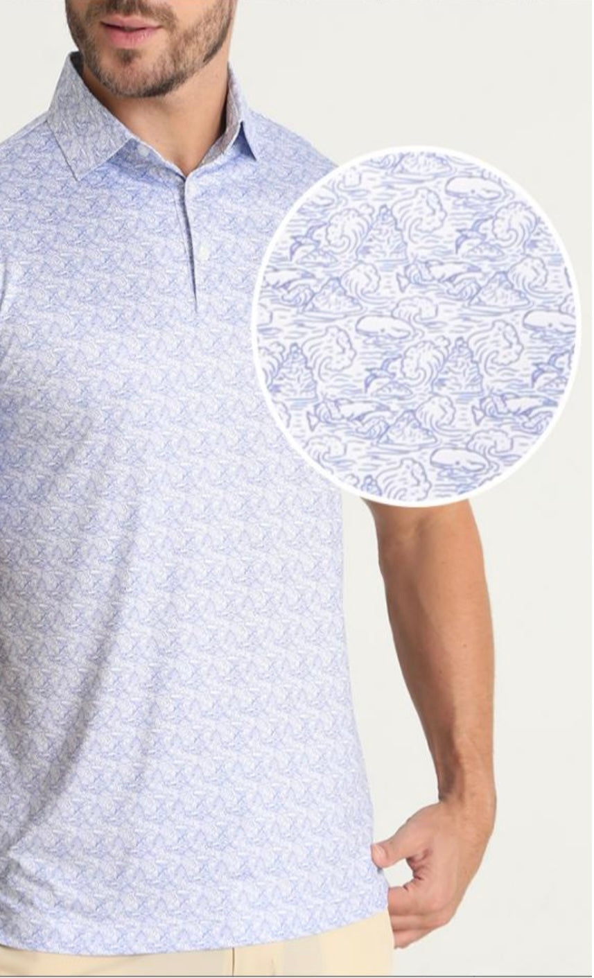 Birdie & Co Golf Classic White Polo