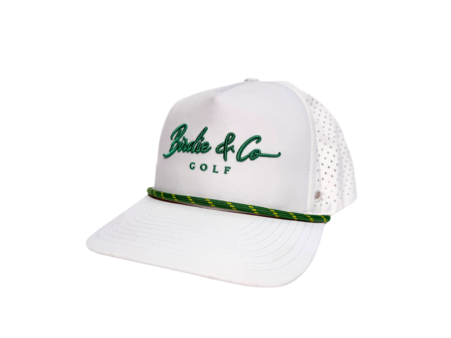 Birdie & Co Golf Signature White & Green Hat