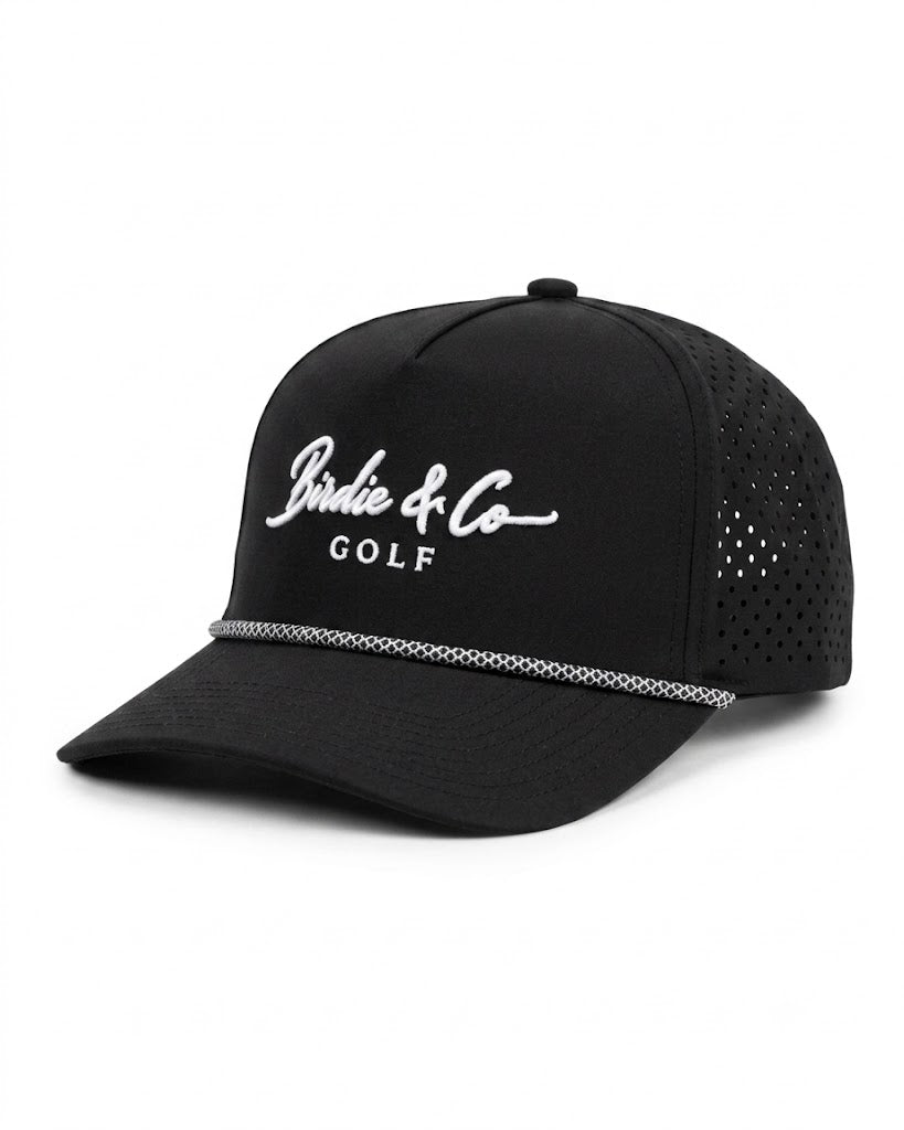 Birdie & Co Golf Signature Black Snapback