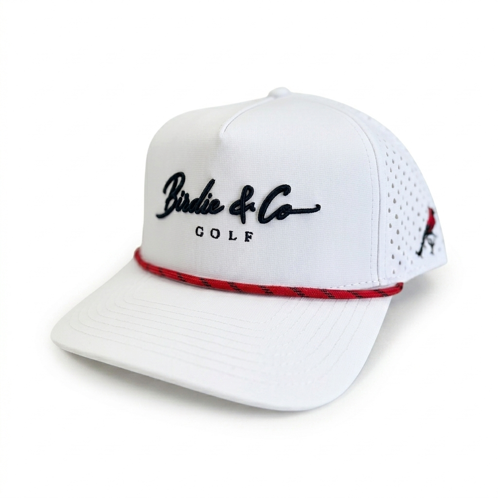 Birdie & Co Golf Signature White Bird Hat