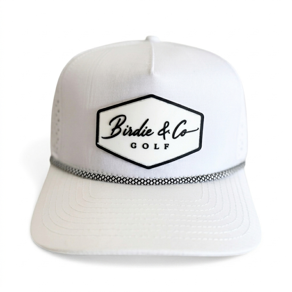 Birdie & Co Golf Signature White Snapback